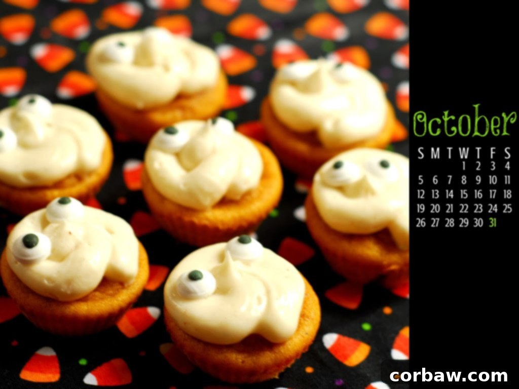 October Desktop Organizer 3 Halloween themed desktop calendar for 1024x768 resolution