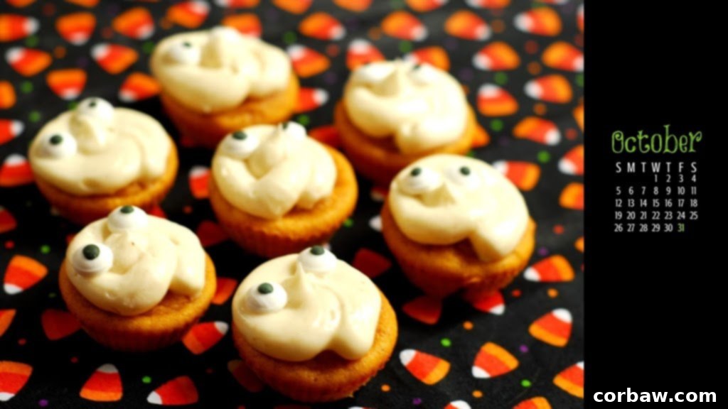 October Desktop Organizer 4 Halloween themed desktop calendar for 1920x1080 resolution