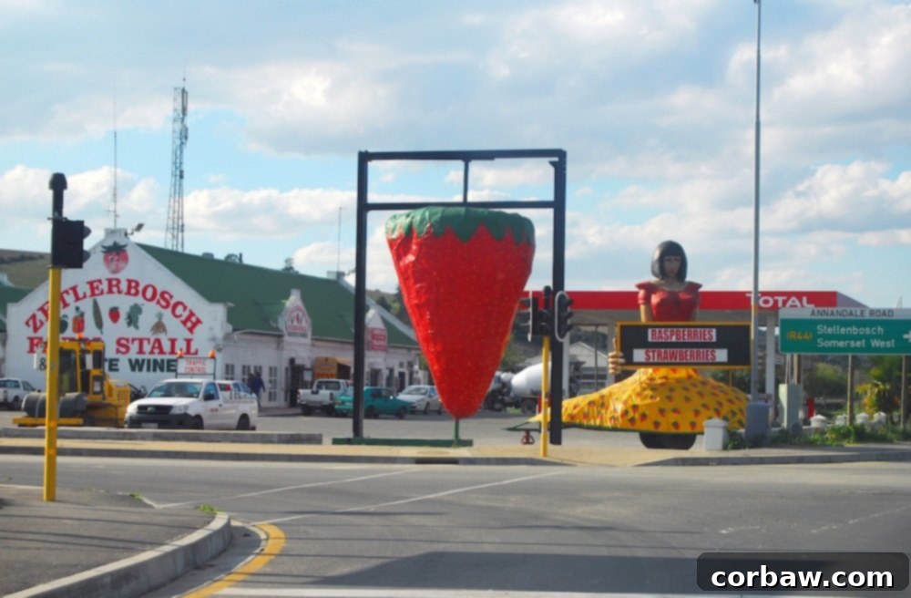 Vineyard path in Stellenbosch