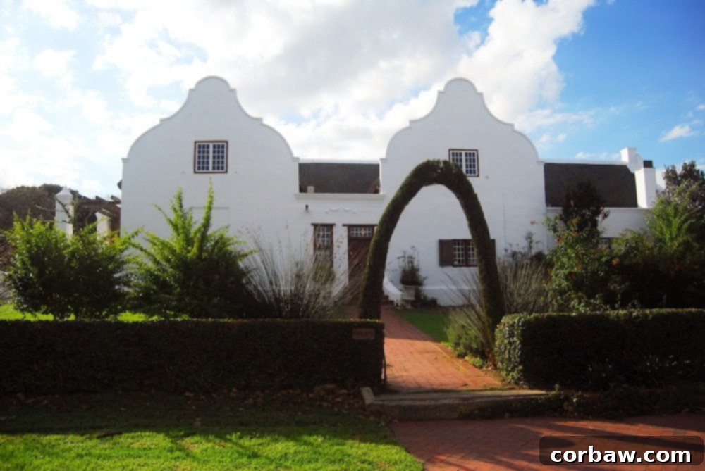Exterior of Meerlust Estate winery