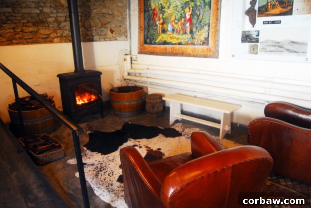 Interior of Meerlust tasting room