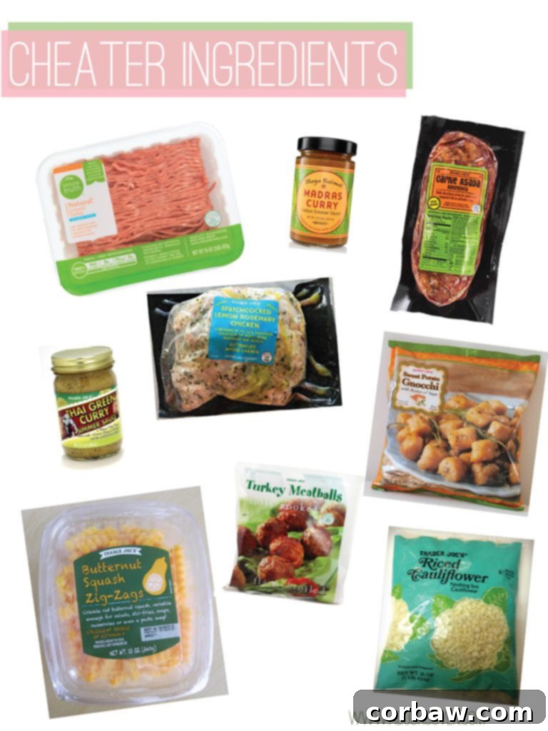 Delicious and time-saving cheater ingredients for busy home cooks