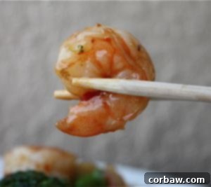 Bowl of fresh shrimp, broccoli, and edamame ingredients
