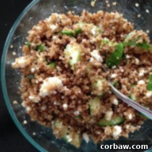 Cucumber Quinoa Salad Bowl