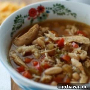 Slow Cooker Chicken and White Bean Soup with Quinoa | AggiesKitchen.com #crockpot #slowcooker #chicken #soup