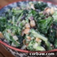 Lightened Up Broccoli Salad | AggiesKitchen.com