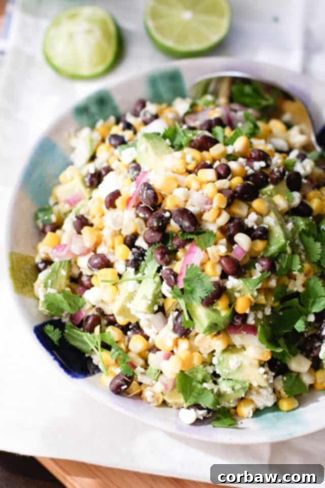 Vibrant Summer Black Bean and Corn Salad 2 img 7589 3