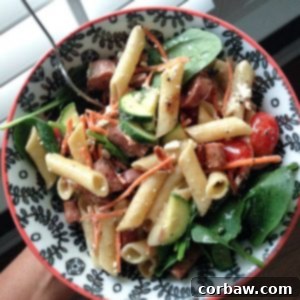Summer Garden Pasta Salad with Chicken Sausage 2 img 7615 5