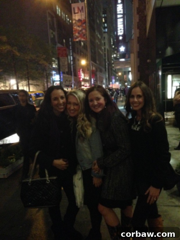 Blogger friends enjoying a moment during their New York City adventure