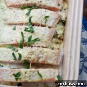 Salmon Spinach Bake