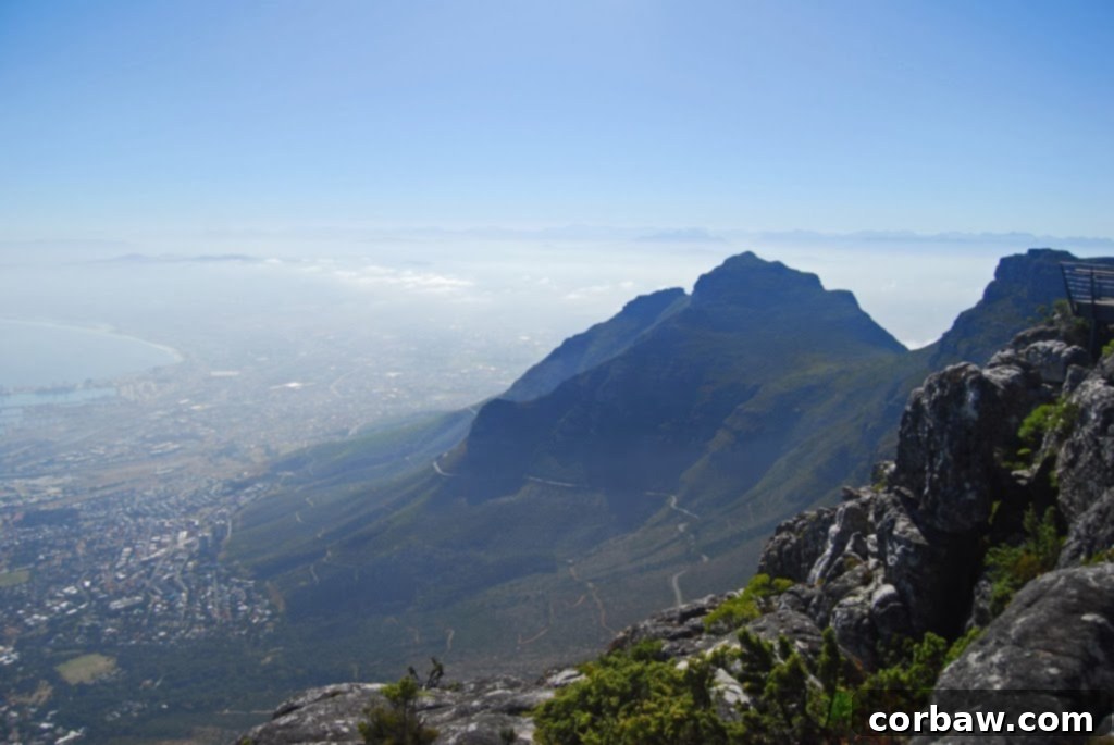 Table Mountain Aerial Cableway car ascending